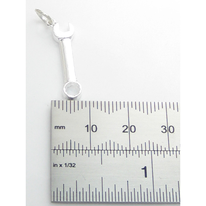 Spanner .925 Sterling Silver Charm